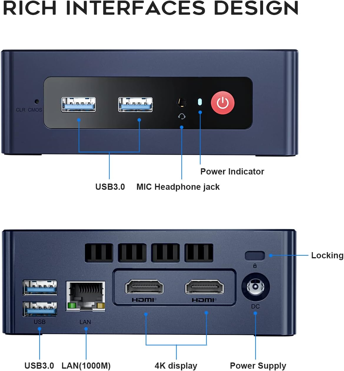 Beelink New 11 Generation Intel N5095 Processor (up to 2.9GHZ), Mini PC,Mini Computer with 8GB DDR4 RAM/ 256GB M.2 SATA SSD, Supports Extended HDD & SSD/4K 60FPS/Dual HDMI/ WiFi5 /BT5.0