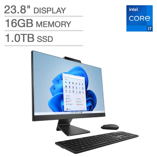 ASUS 23.8" Touchscreen All-in-One Desktop - Intel Core 7 Processor 150U - 1080p - Windows 11