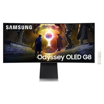 Samsung Odyssey 34" Class G85D Series UWQHD OLED 175Hz Curved Gaming Monitor