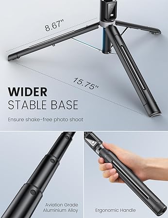 60" Ultimate Phone Tripod Selfie Stick Bundle