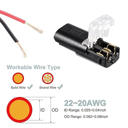 Double-Wire Plug-In Connectors