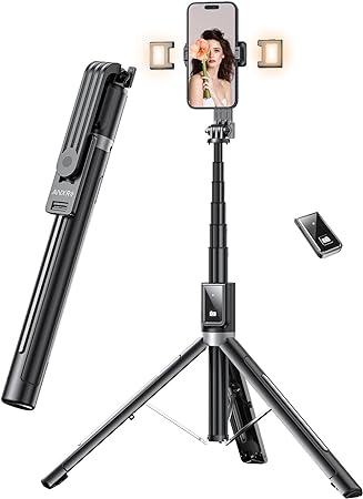 60" Ultimate Phone Tripod Selfie Stick Bundle