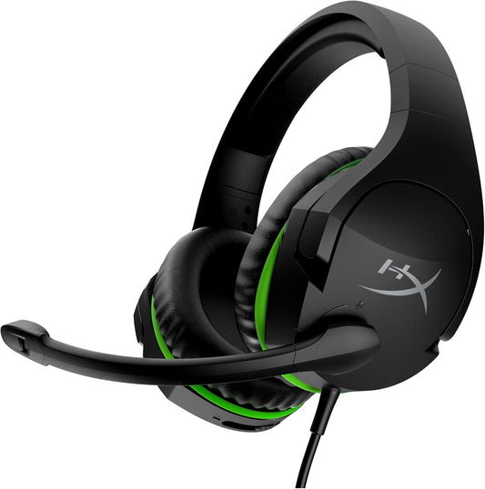 HyperX CloudX Stinger - Official Xbox Licensed Gaming Headset, Lightweight, Rotating Ear Cups, Memory Foam, Comfort, Durability, Steel Sliders, Swivel-to-Mute Noise-Cancellation Microphone