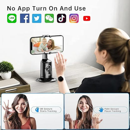 Smart Auto Face Tracking Phone Holder with Remote