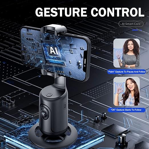 Smart Auto Face Tracking Phone Holder with Remote