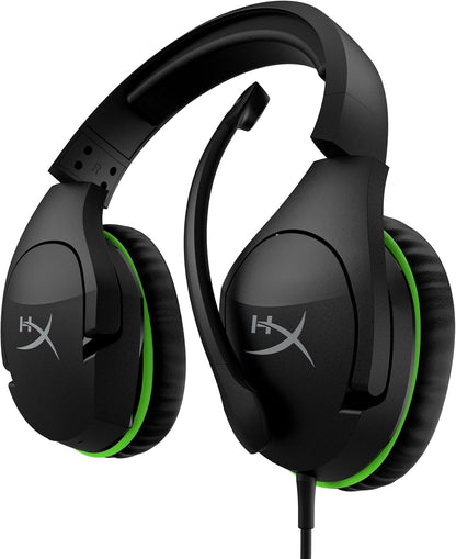 HyperX CloudX Stinger - Official Xbox Licensed Gaming Headset, Lightweight, Rotating Ear Cups, Memory Foam, Comfort, Durability, Steel Sliders, Swivel-to-Mute Noise-Cancellation Microphone