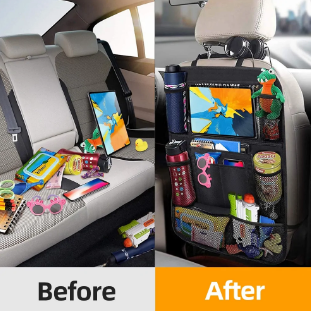 Backseat Car Organizer with Tablet Holder