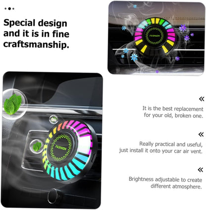 VICASKY Symphony Breeze: 4pcs LED Car Air Freshener Set