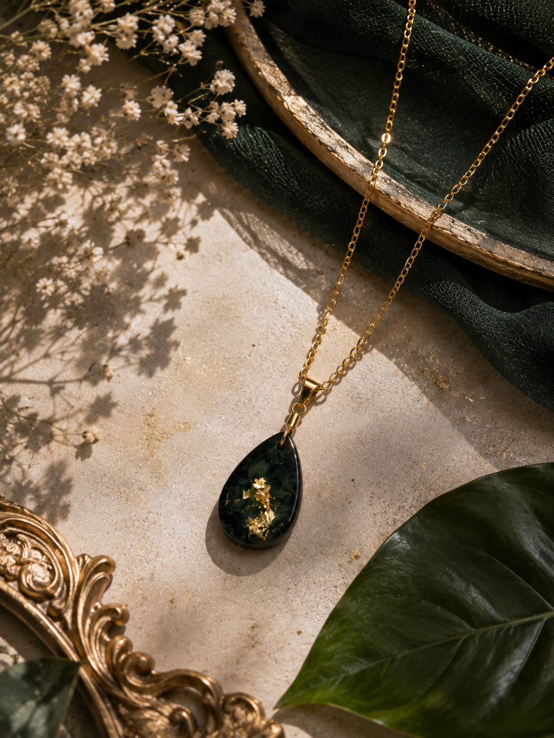 Emerald Whisper Pendant