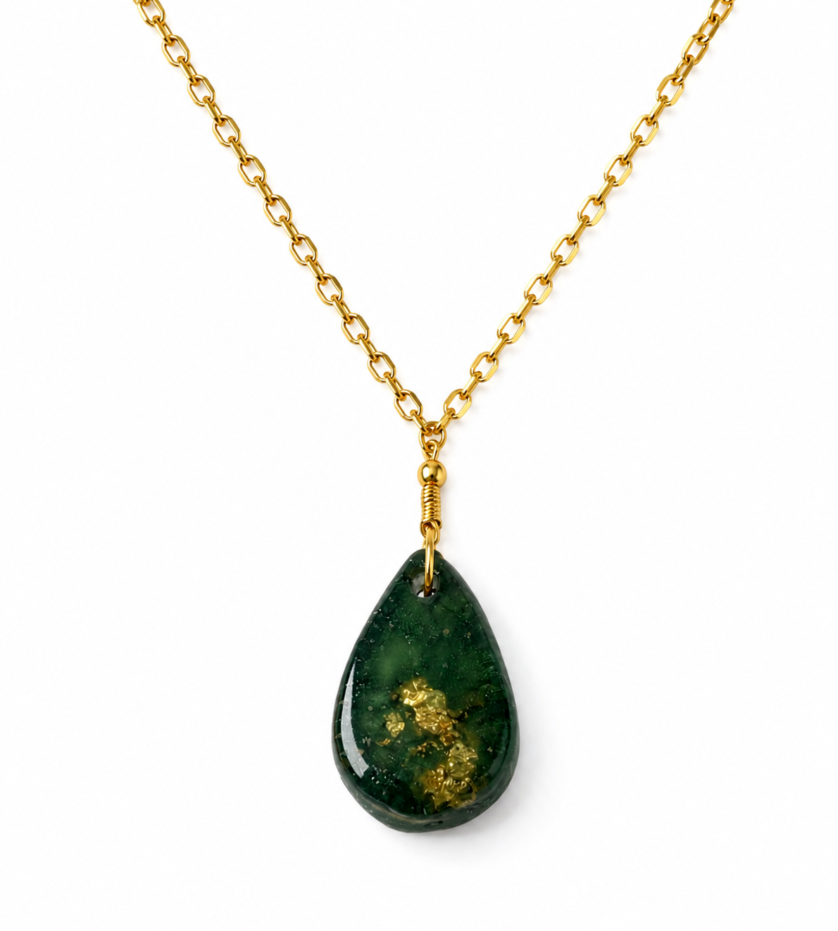 Emerald Whisper Pendant