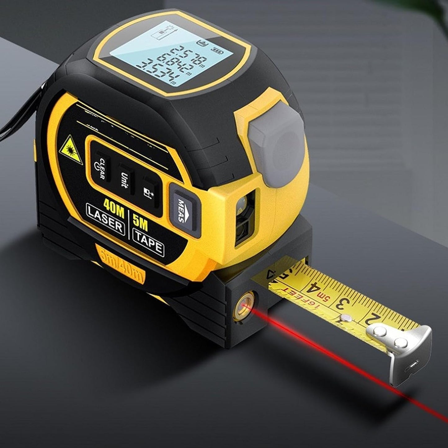 Tuwei 3-in-1 Infrared Laser Tape Measuring