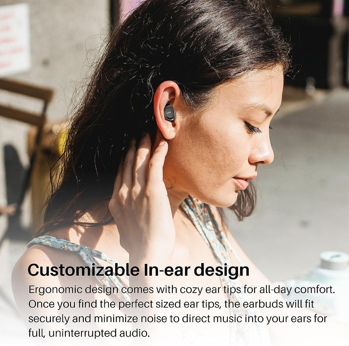 Lenovo LP5 Wireless Earbuds Bluetooth Bluetooth 5.3 - Lightweight In-Ear Headphones with Built-in Microphone, IPX5 Waterproof - Charging Case Included