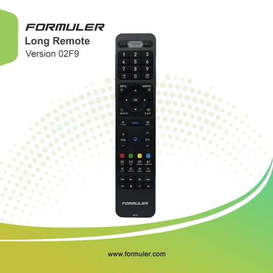 Formuler Long Remote Version 02f9