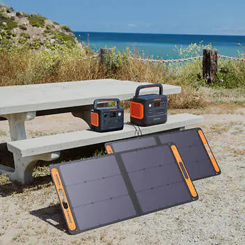 Jackery Explorer 300 Plus and Explorer 1000 Plus Portable Power Station with Two 100W Solar Panel