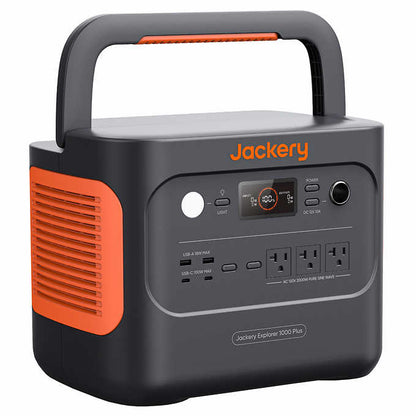 Jackery Explorer 300 Plus and Explorer 1000 Plus Portable Power Station with Two 100W Solar Panel