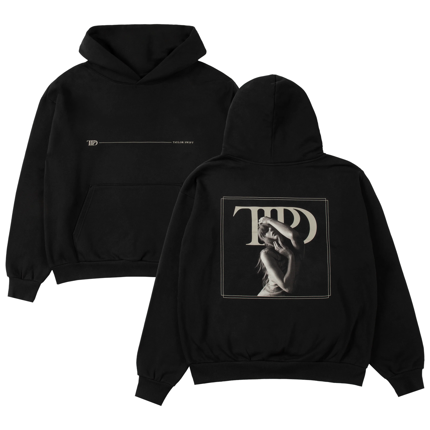 The Tortured Poets Department Spotify Exclusive Black Hoodie