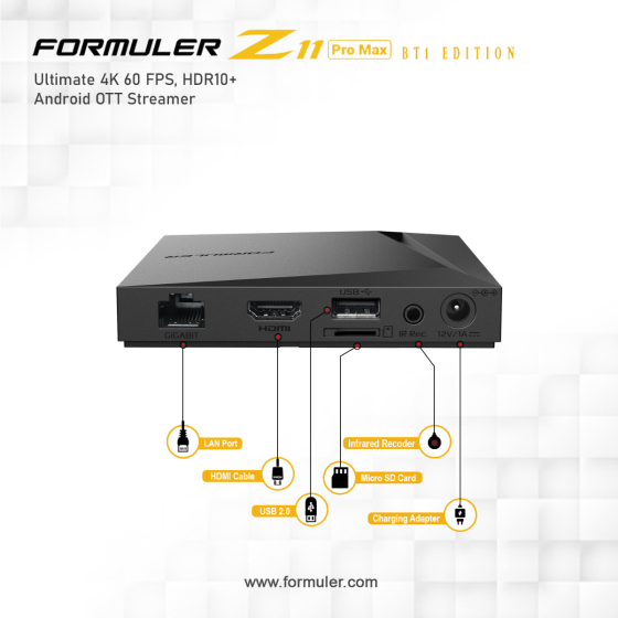 Formuler Z11 Pro Max BT1 Edition Remote